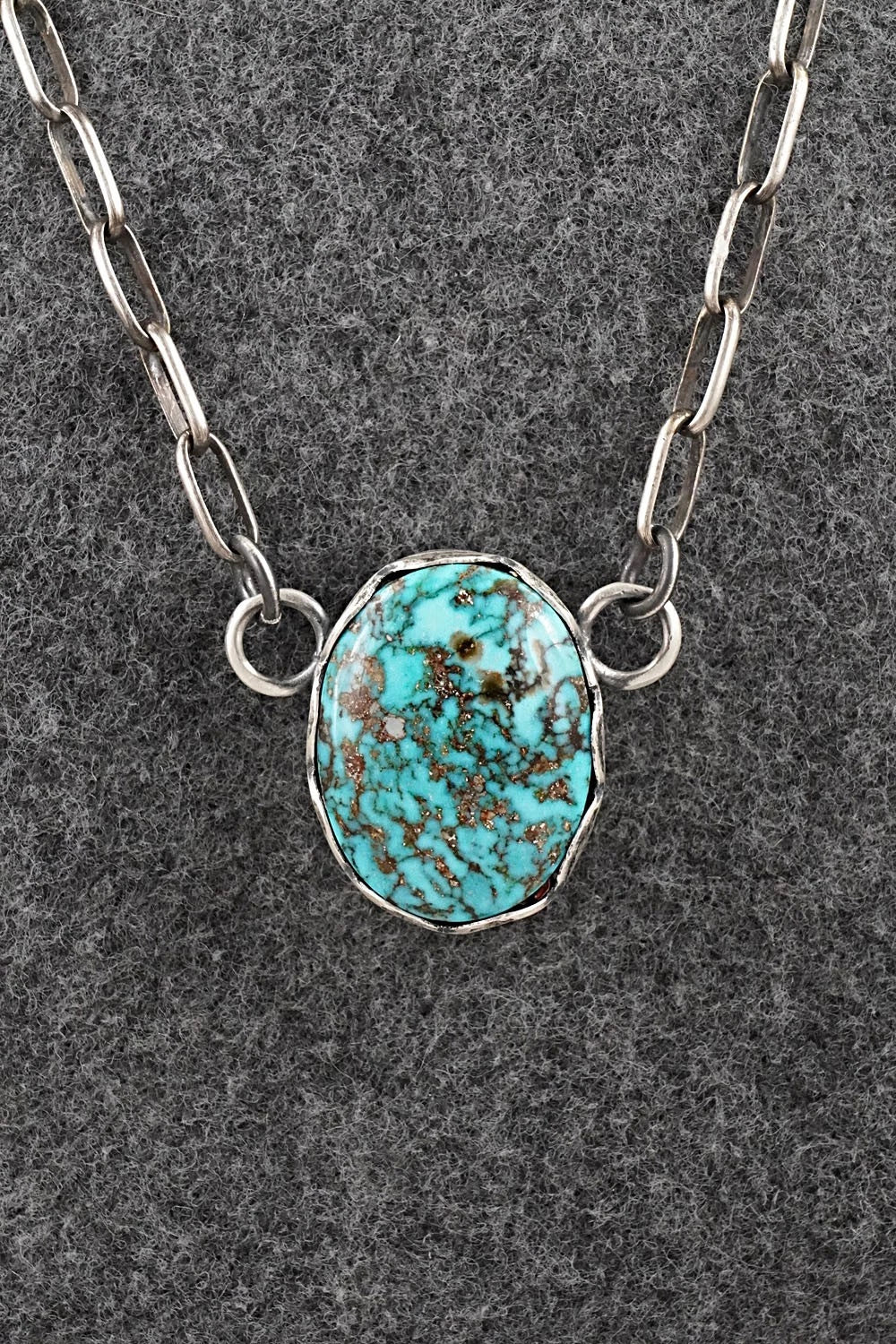 Turquoise & Sterling Silver Necklace - Randy Boyd