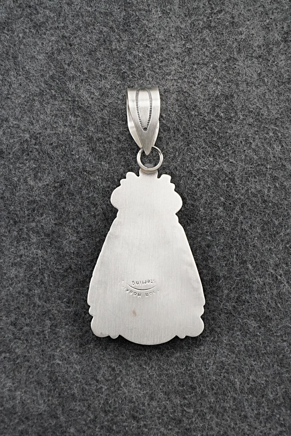 Turquoise & Sterling Silver Pendant - Jackson Hoskie