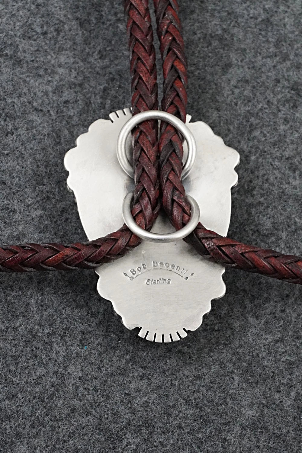 Turquoise & Sterling Silver Bolo Tie - Bob Becenti