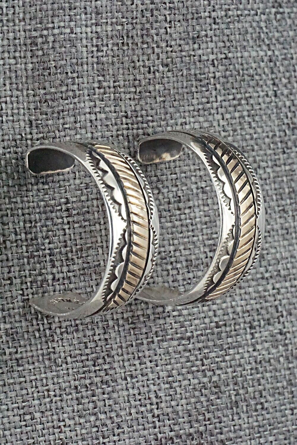 Sterling Silver & Gold Fill Hoop Earrings - Bruce Morgan