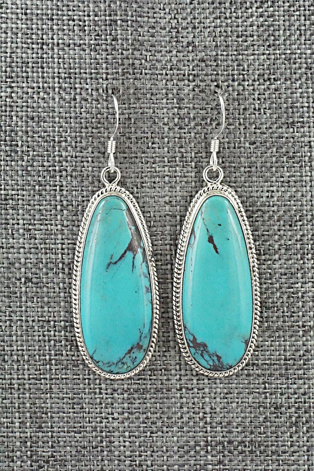 Turquoise & Sterling Silver Earrings - Sharon McCarthy