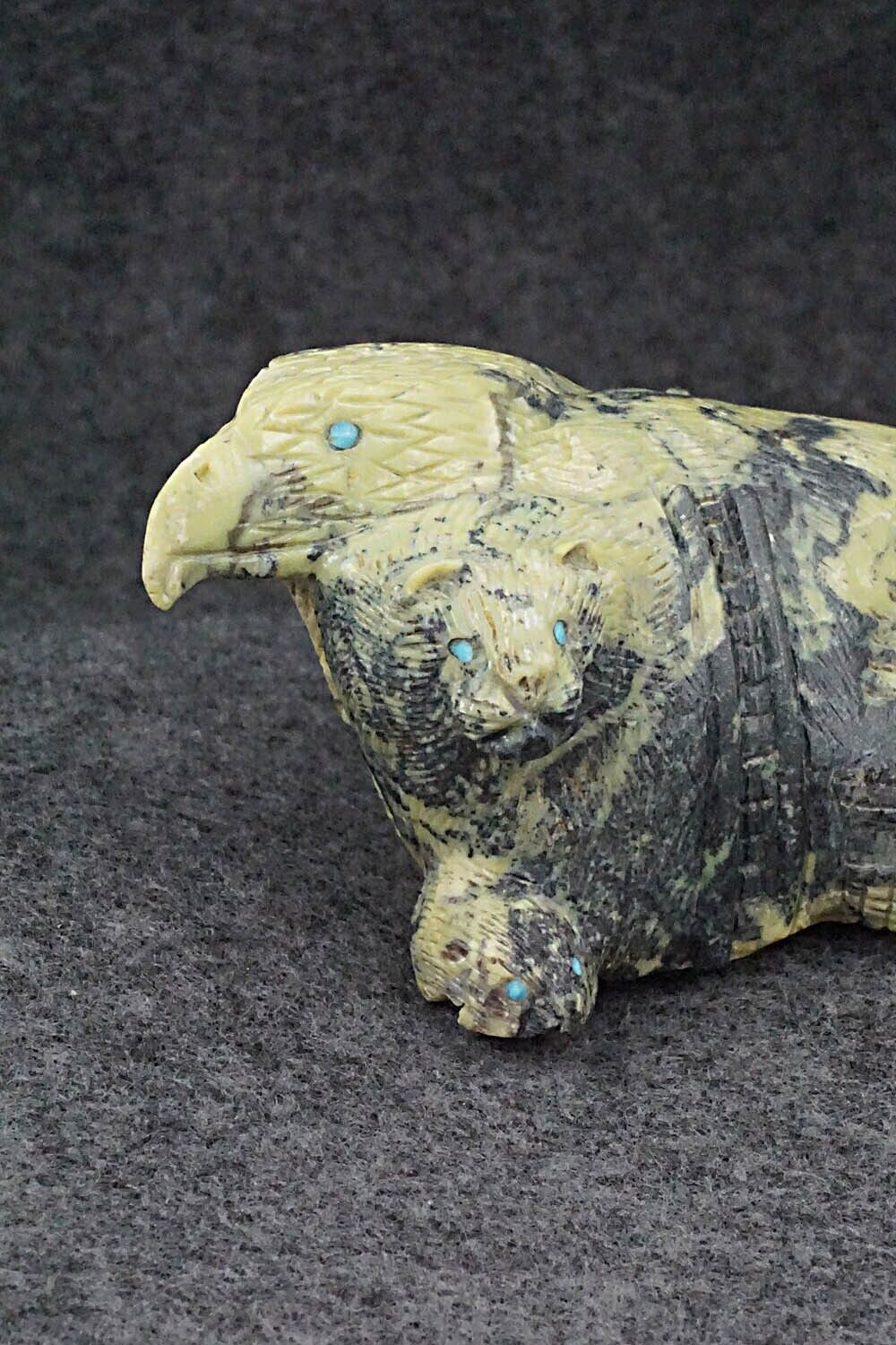Six Directions Zuni Fetish Carving - Lance Cheama
