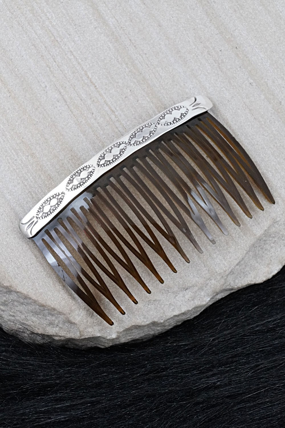 Sterling Silver Hair Combs - Bertha Begay