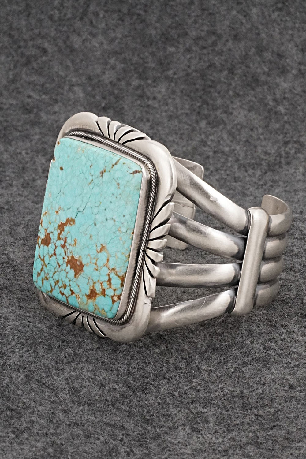 Turquoise & Sterling Silver Bracelet - Mark Yazzie