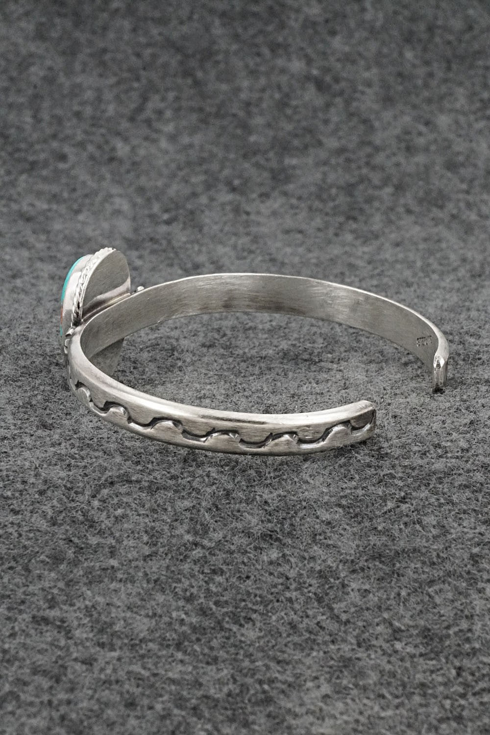 Turquoise & Sterling Silver Bracelet - Samuel Yellowhair