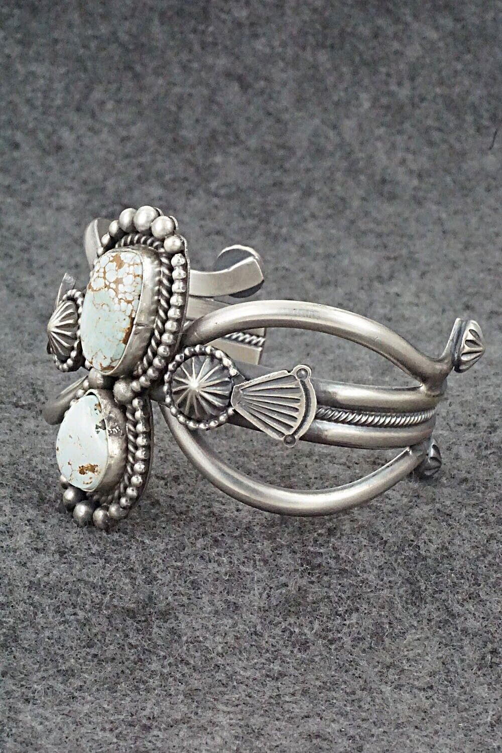 Turquoise & Sterling Silver Bracelet - Michael Calladitto