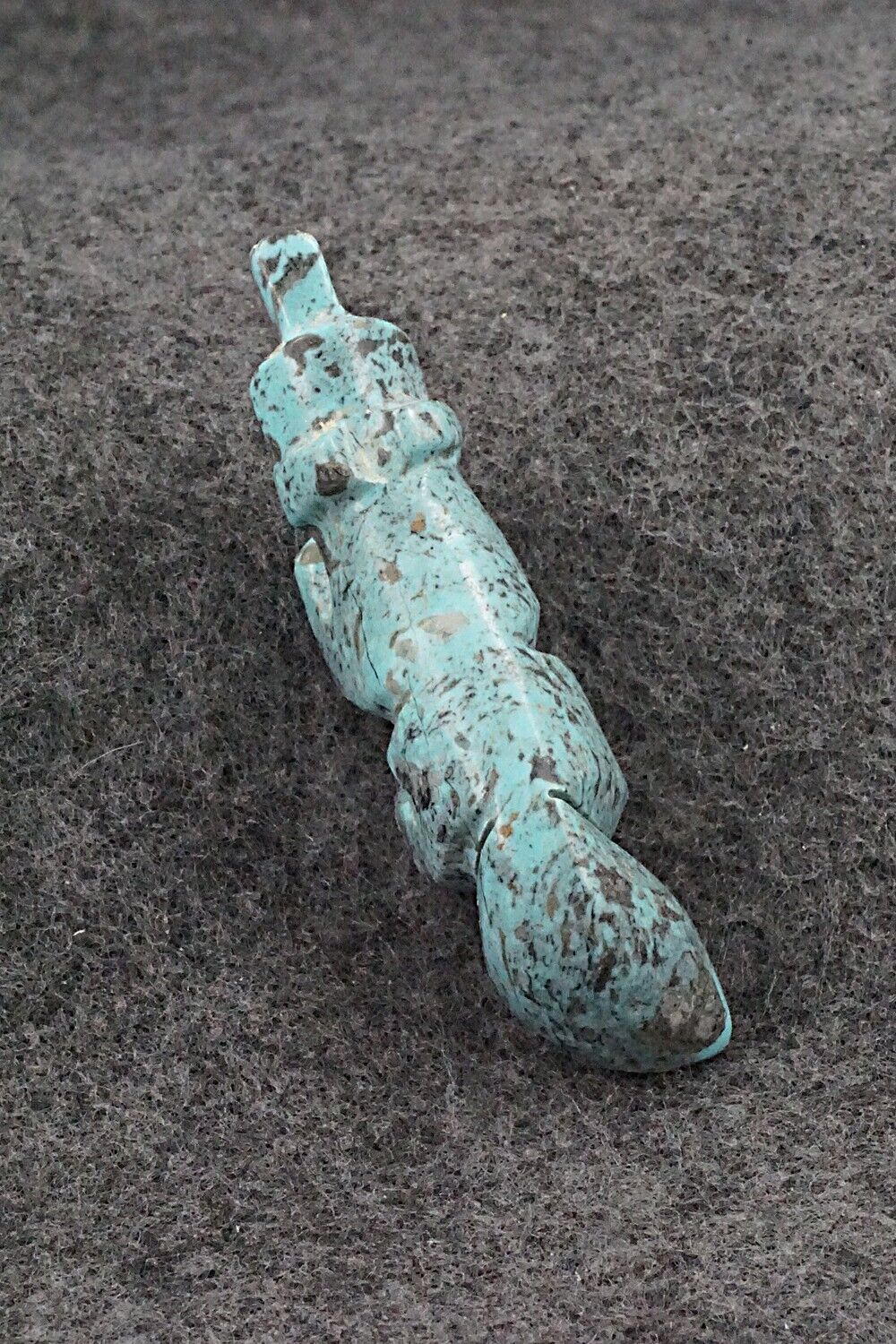 Wolf Zuni Fetish Carving - Reynold Lunasee