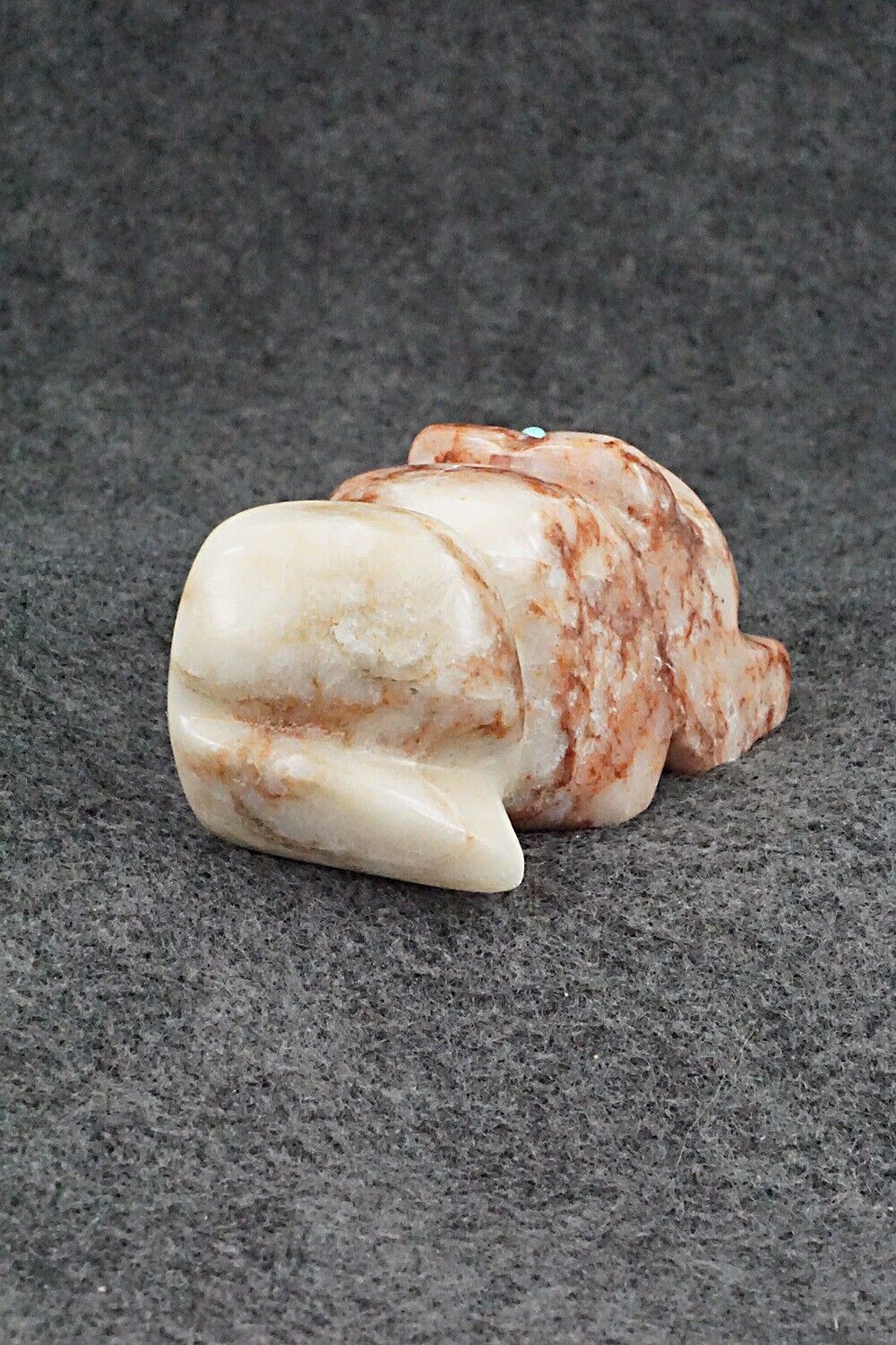 Wolf Zuni Fetish Carving - James Panteah