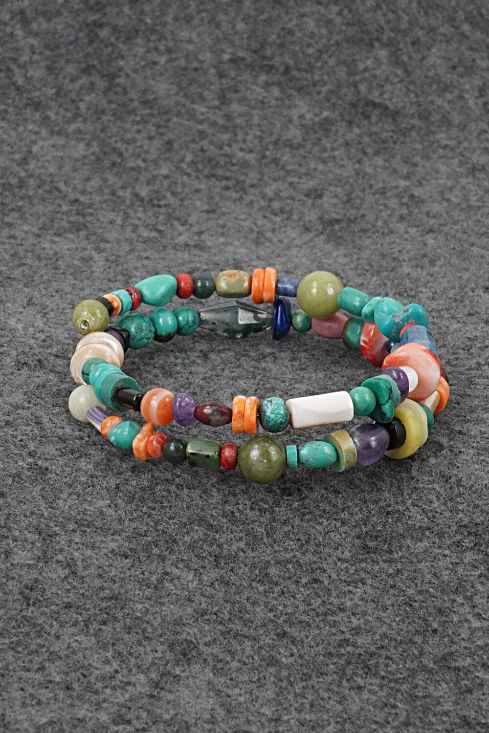 Multi-Stone Beaded Bracelet - Helen Tsosie