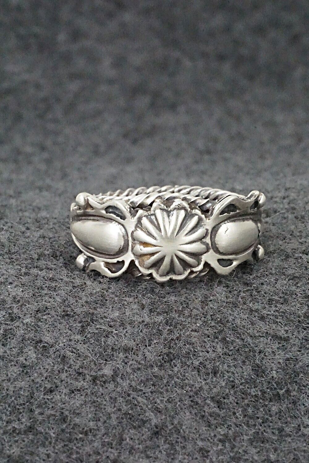 Sterling Silver Ring - Bobby Platero - Size 10.75