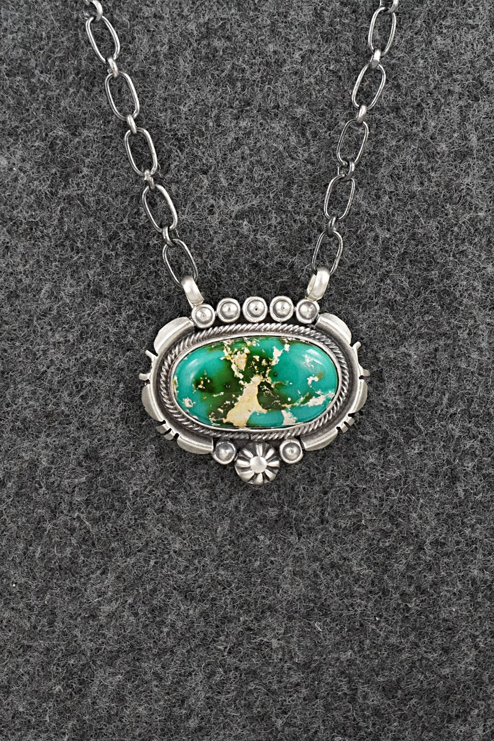 Turquoise & Sterling Silver Necklace - Daniel Benally