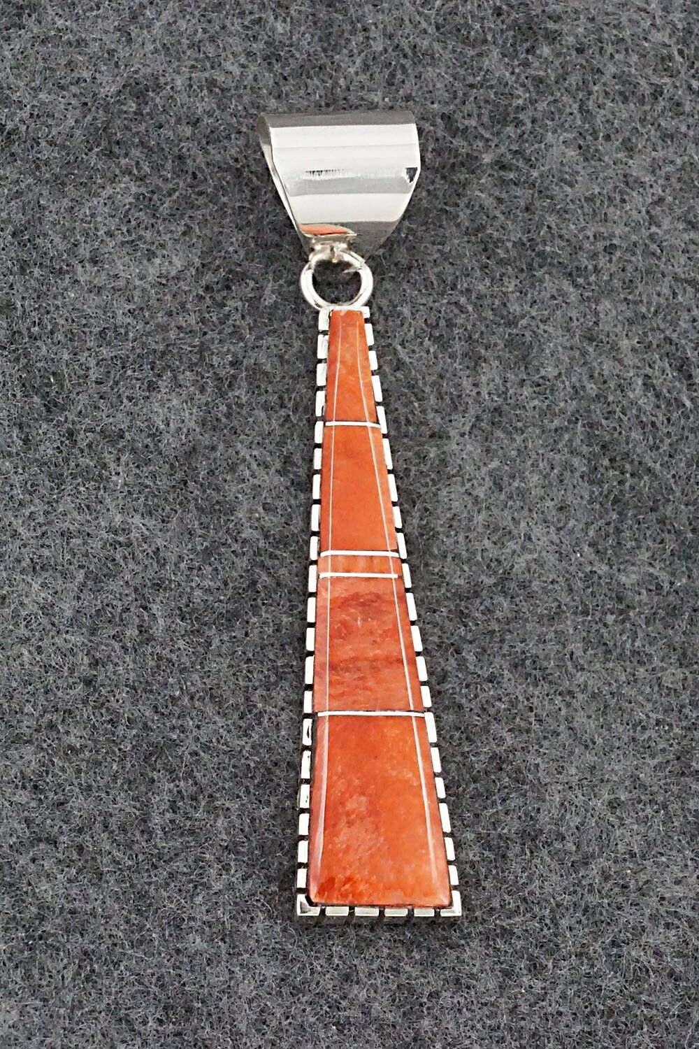 Spiny Oyster & Sterling Silver Pendant - Harold Smith