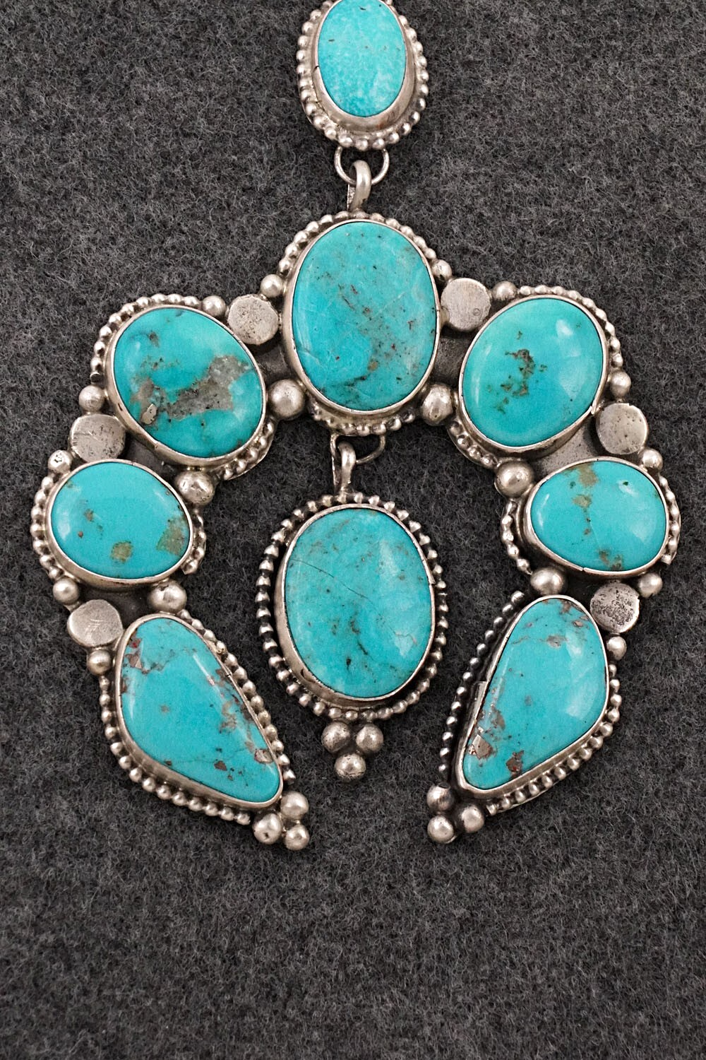 Turquoise & Sterling Silver Pendant - Travis J.