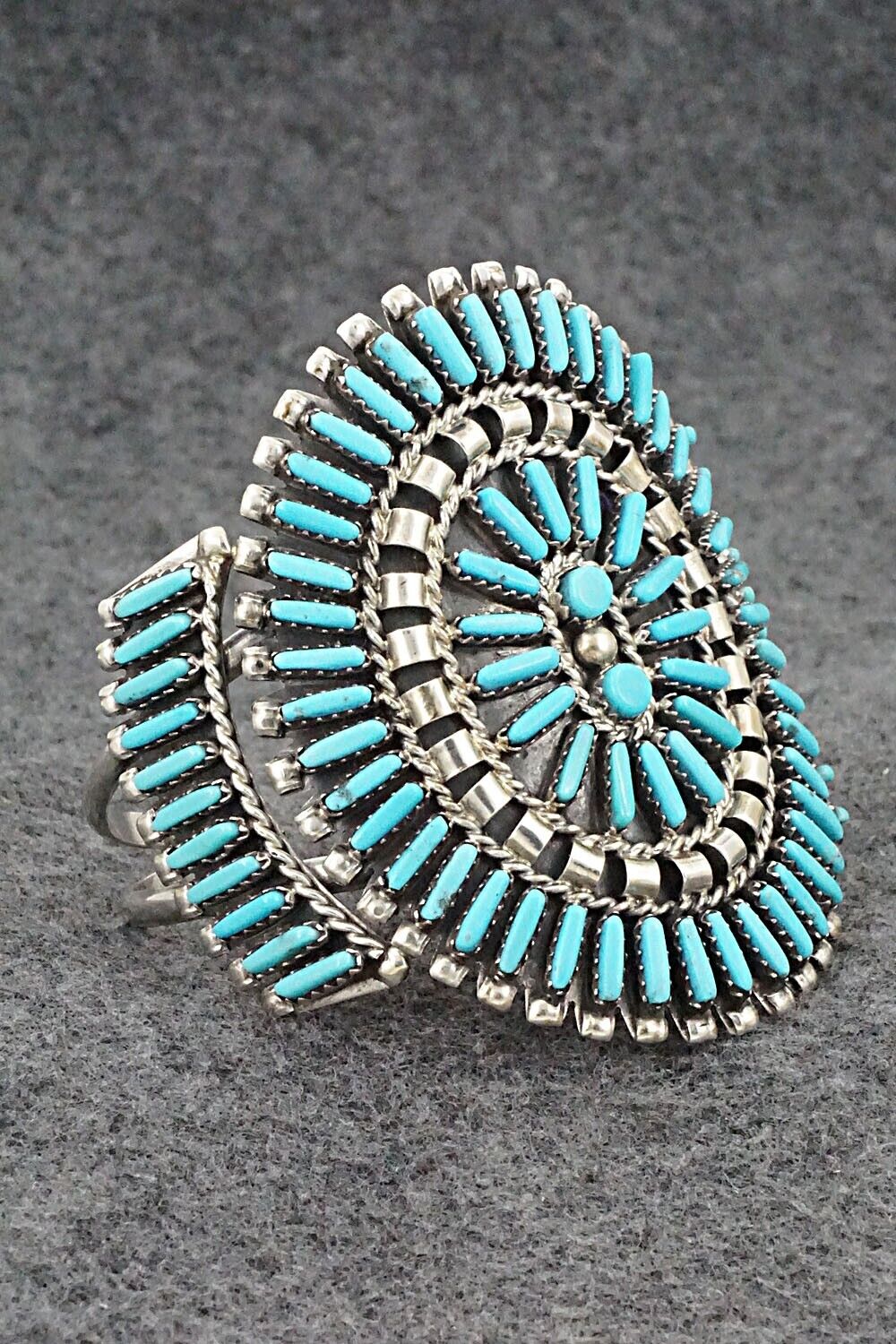 Turquoise & Sterling Silver Bracelet - Charlie John