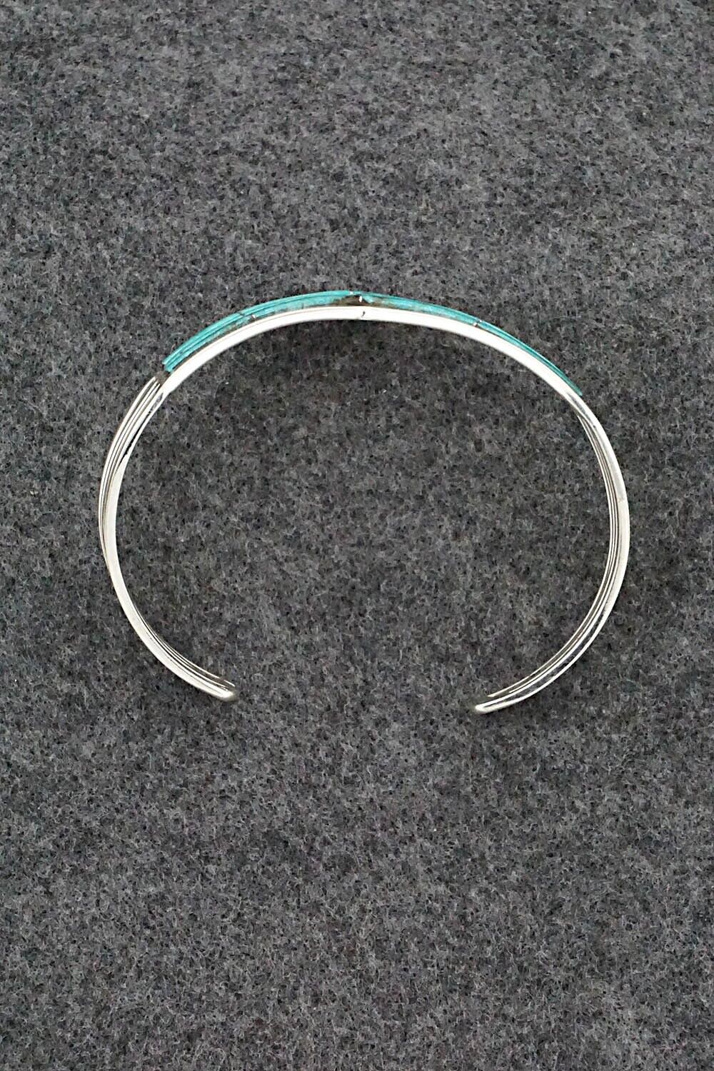 Turquoise & Sterling Silver Bracelet - Jamie Johnson