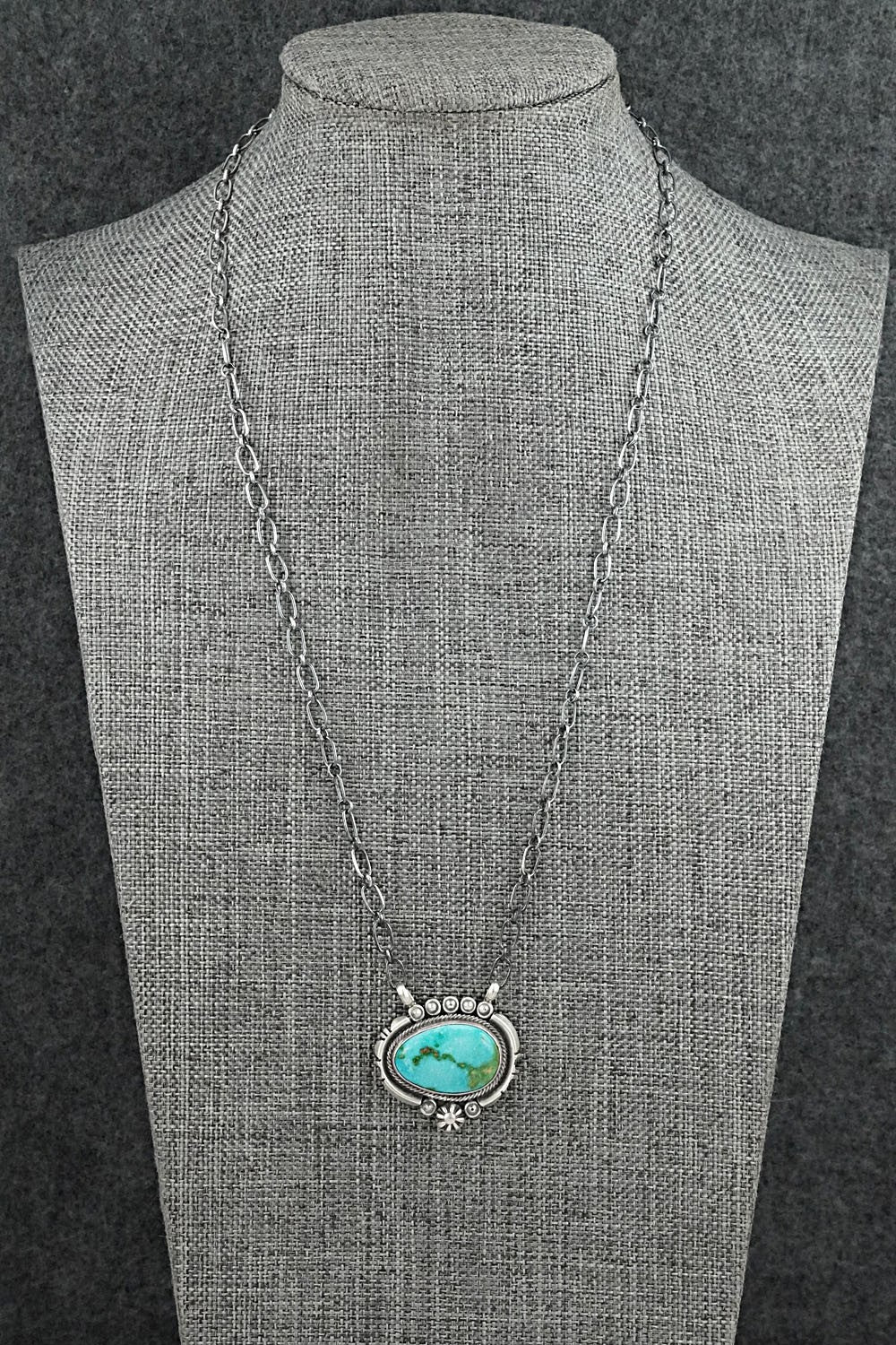 Turquoise & Sterling Silver Necklace - Daniel Benally
