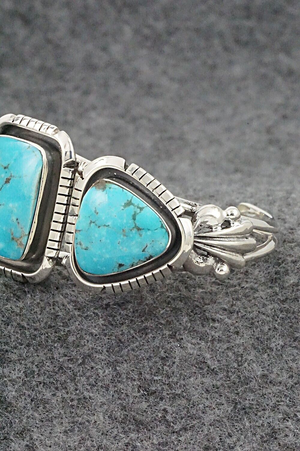 Turquoise & Sterling Silver Bracelet - Jimson Belin