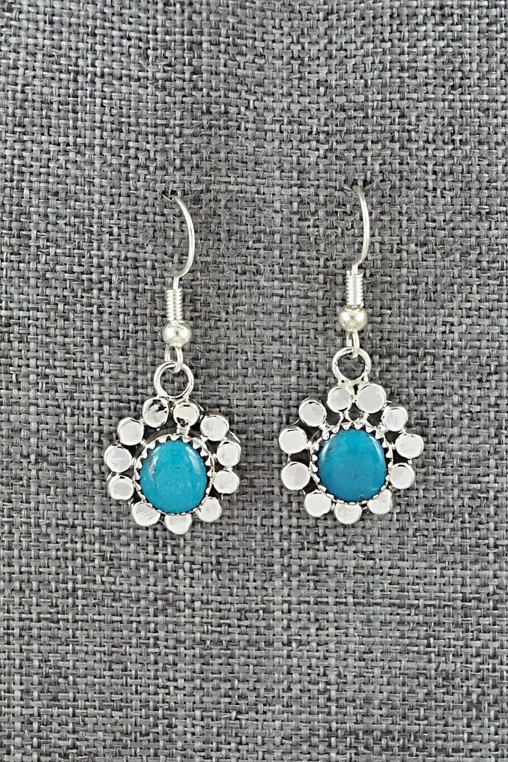 Turquoise & Sterling Silver Earrings - Sandra Parkett