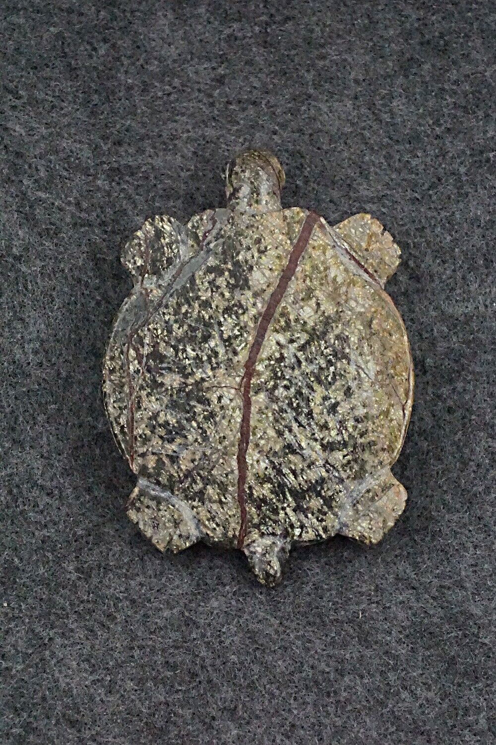 Turtle Zuni Fetish Carving - Terrance Panteah