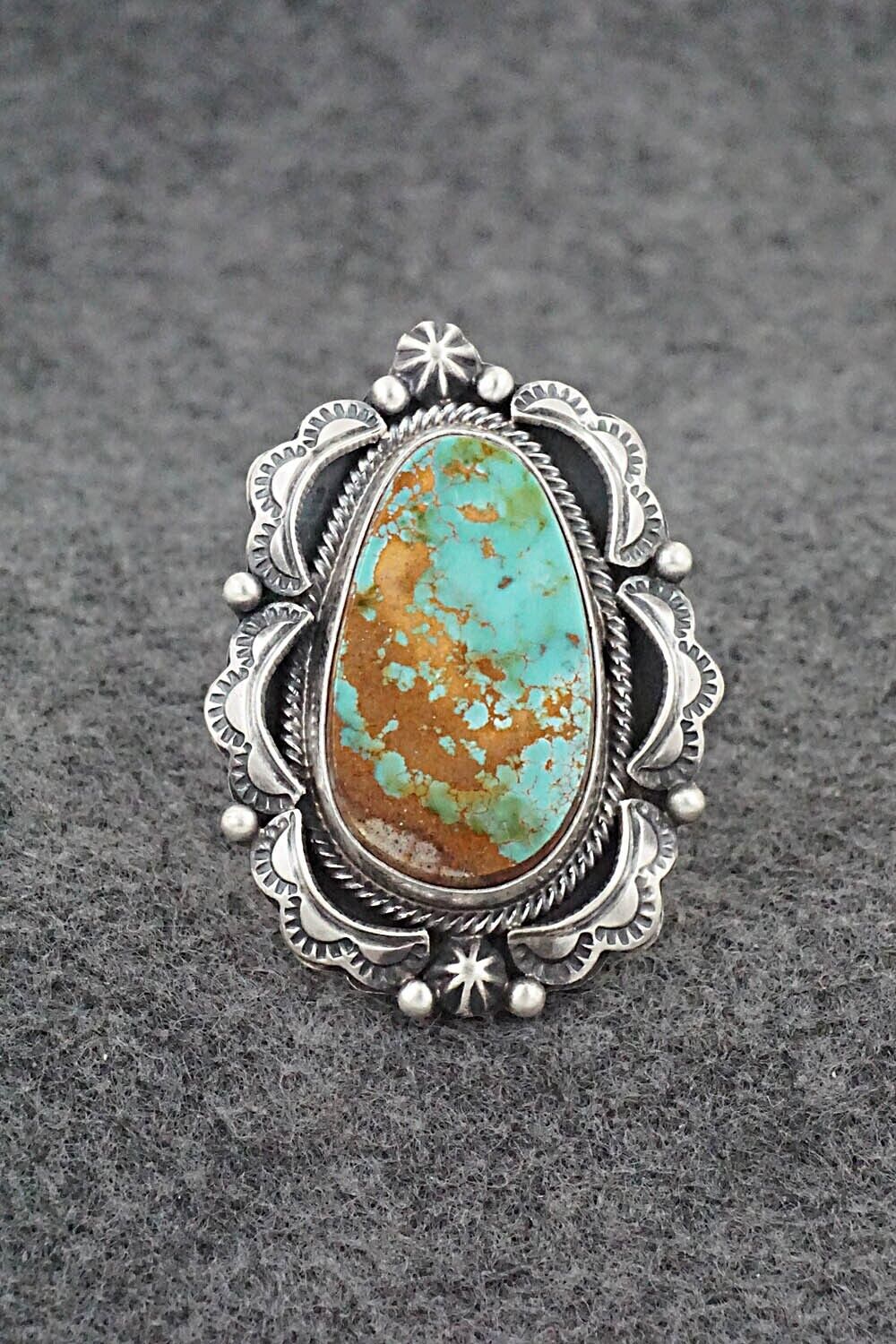 Turquoise & Sterling Silver Ring - Randy Boyd - Size 7.5