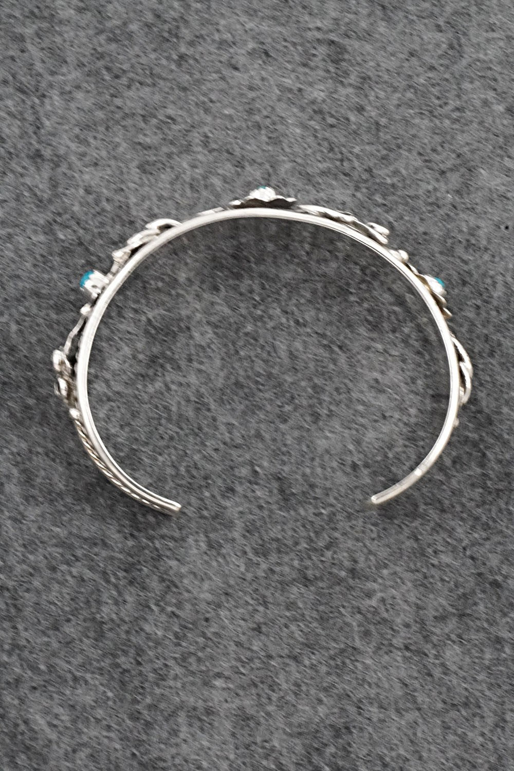 Turquoise & Sterling Silver Bracelet - Bessie Joe