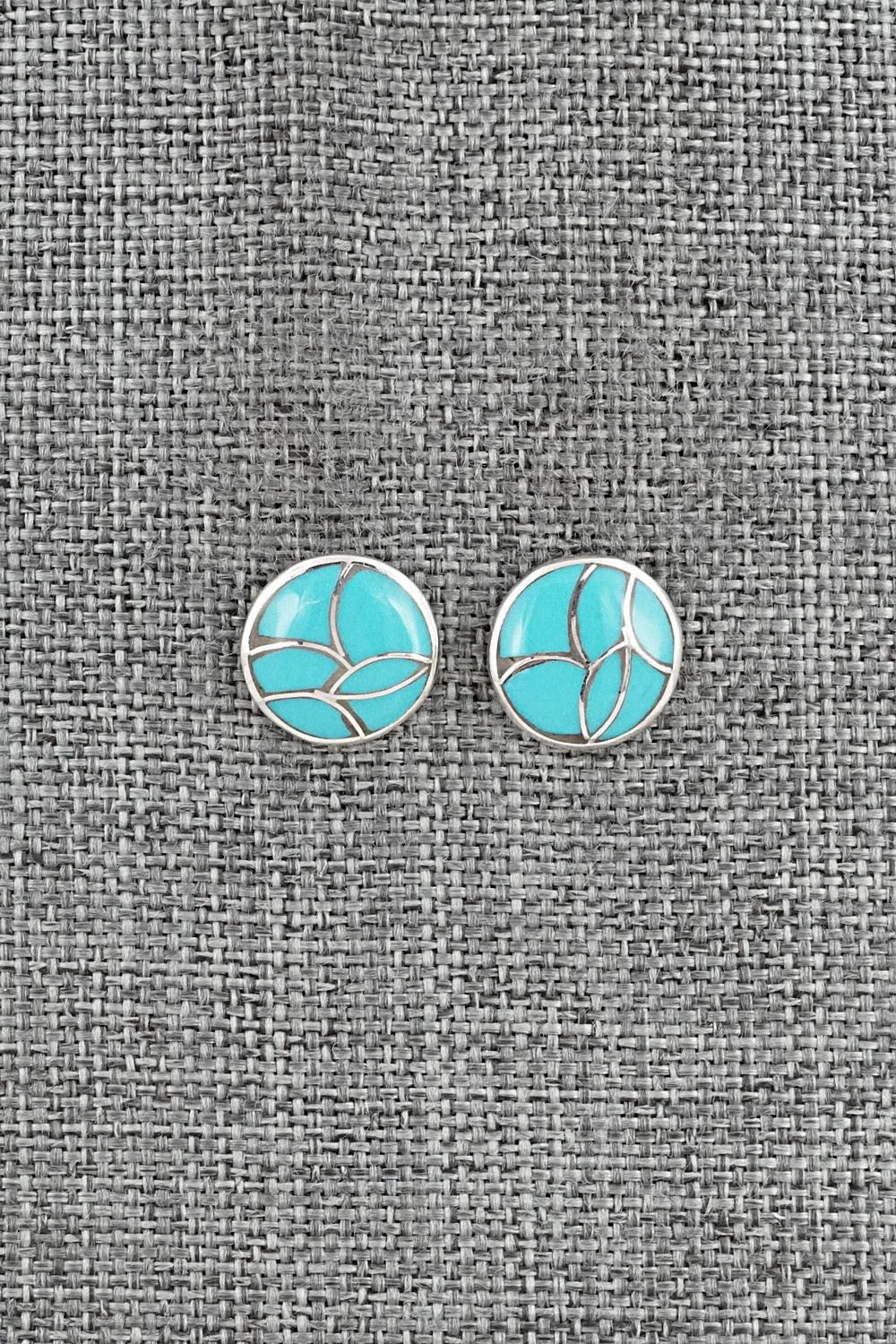 Turquoise & Sterling Silver Earrings - Orena Leekya