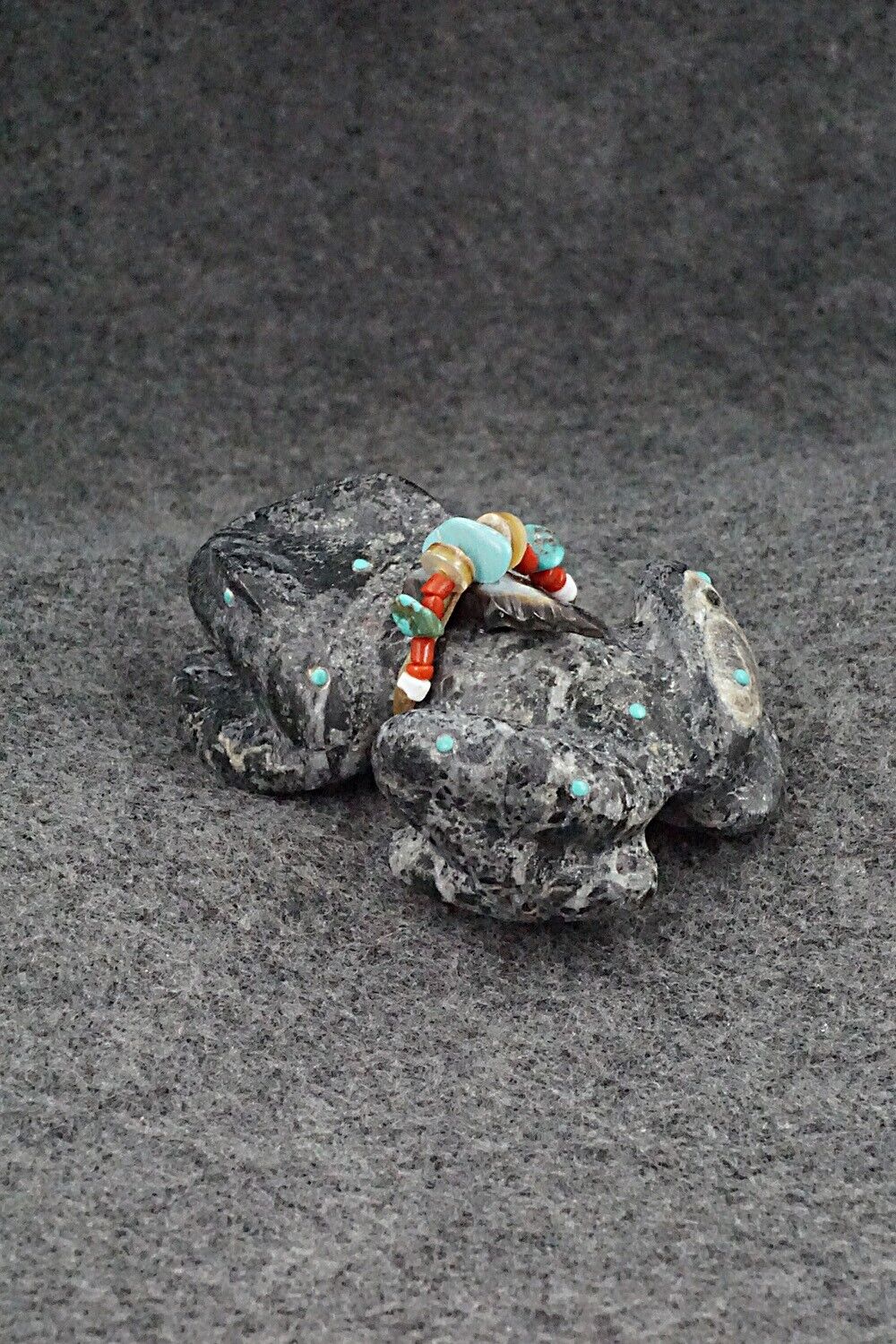 Frog Zuni Fetish Carving - Douglas Martza