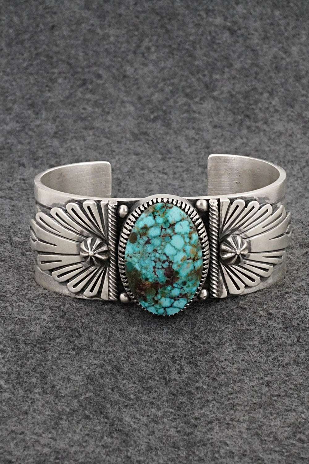 Turquoise & Sterling Silver Bracelet - Mark Yazzie
