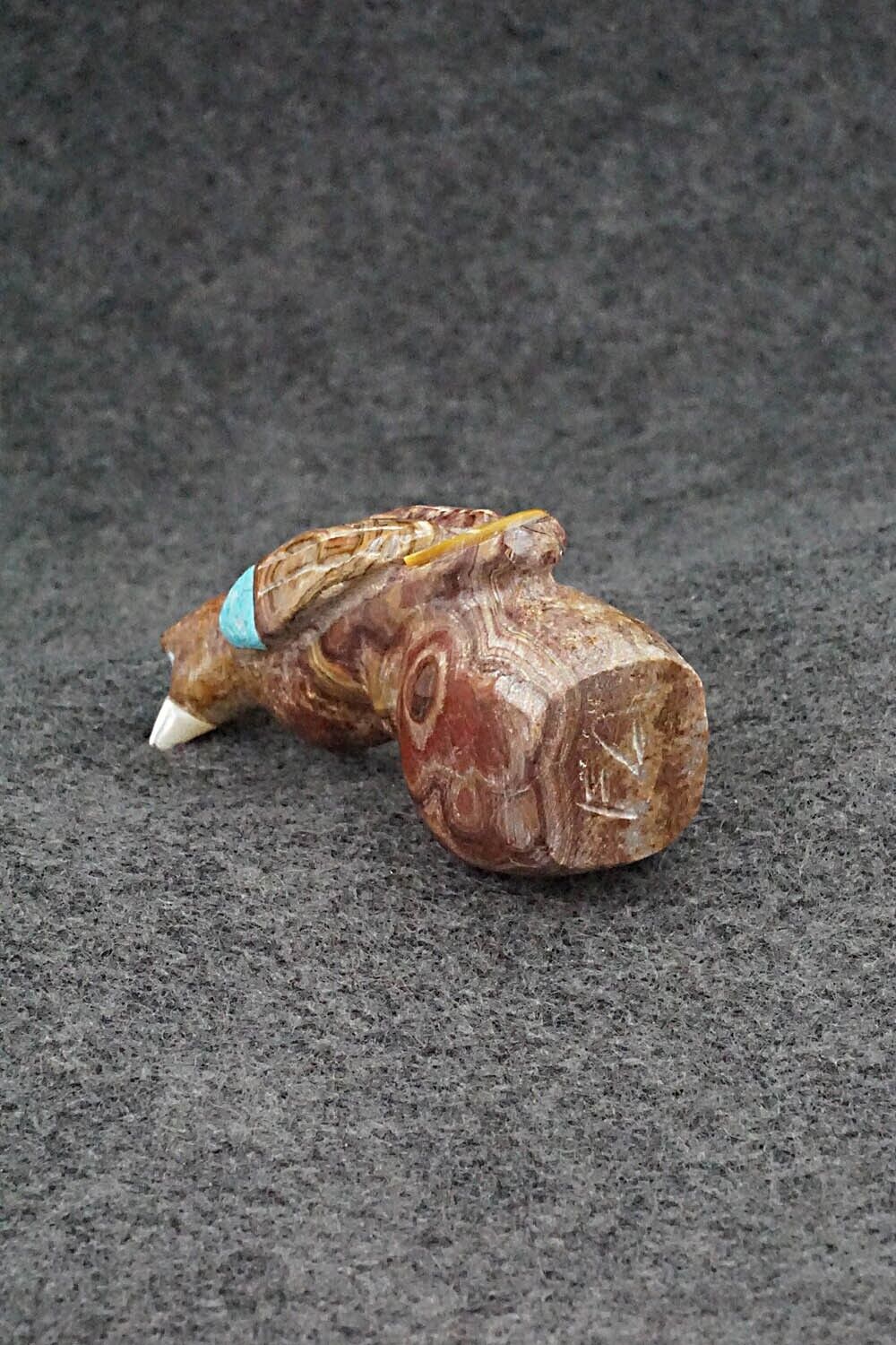 Eagle Zuni Fetish Carving - Freddie Leekya