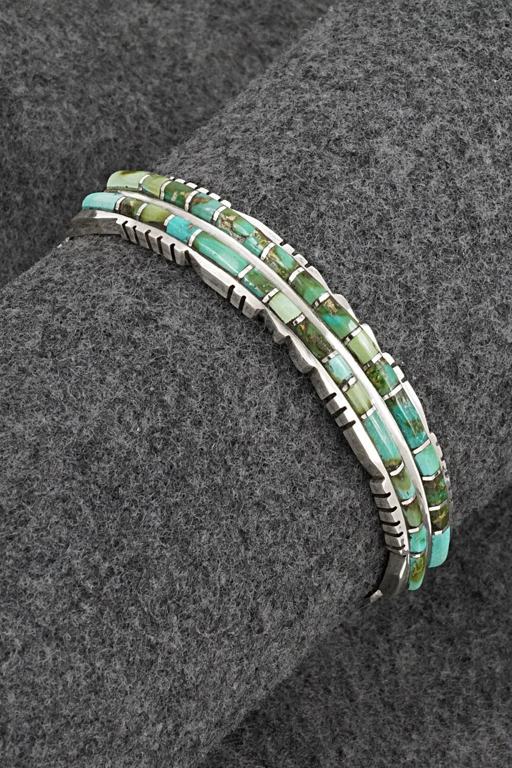 Turquoise & Sterling Silver Bracelet - Sheldon Lalio