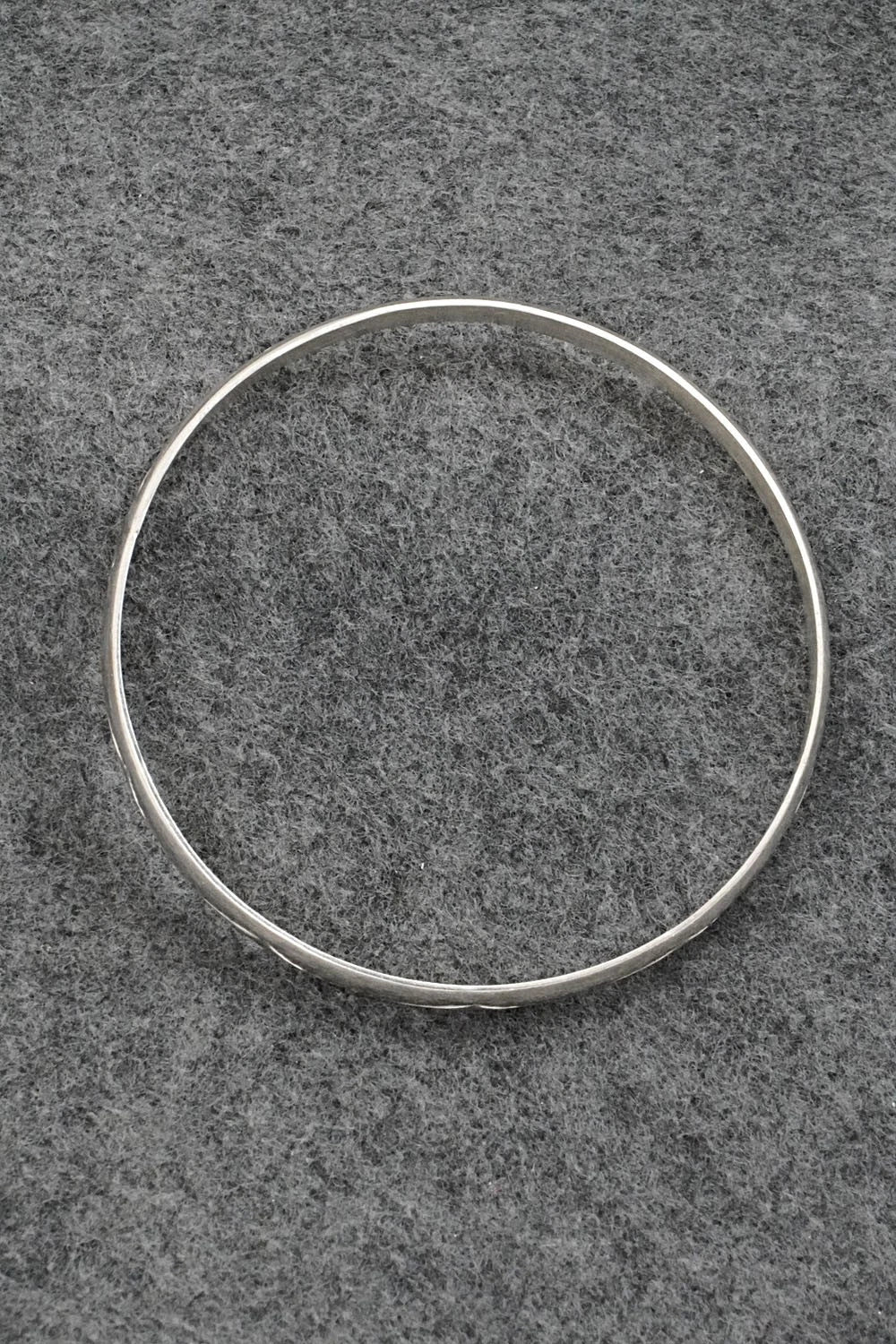 Sterling Silver Bangle Bracelet - Elaine Tahe