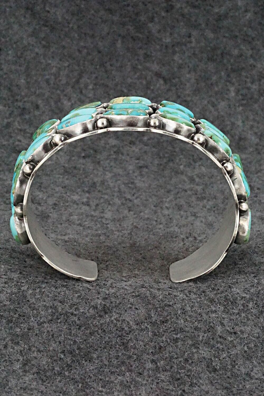 Turquoise & Sterling Silver Bracelet - Tom Lewis