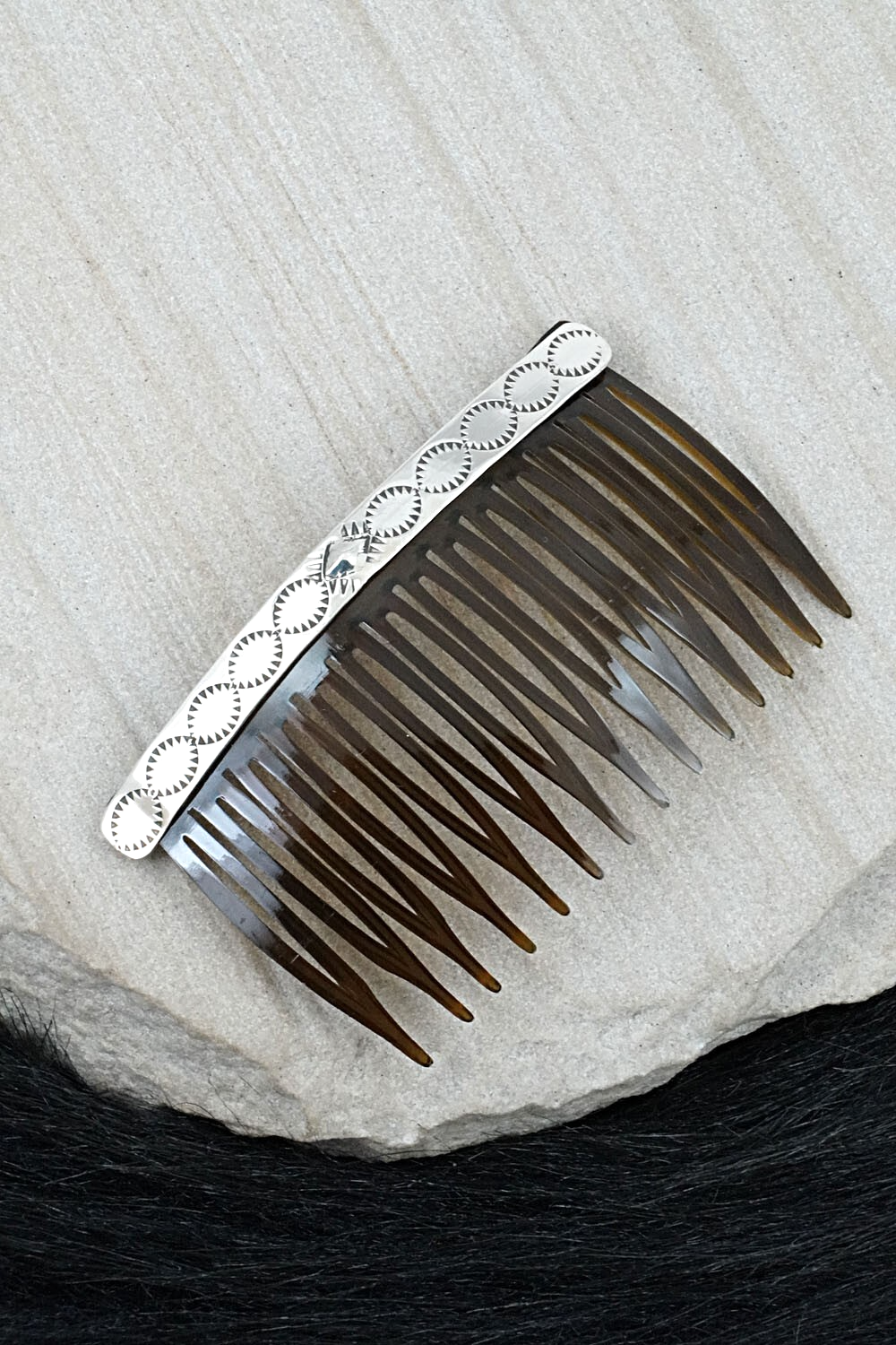 Sterling Silver Hair Combs - Bertha Begay
