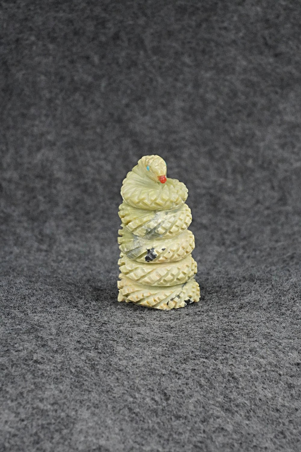 Rattlesnake Zuni Fetish Carving - Todd Etsate