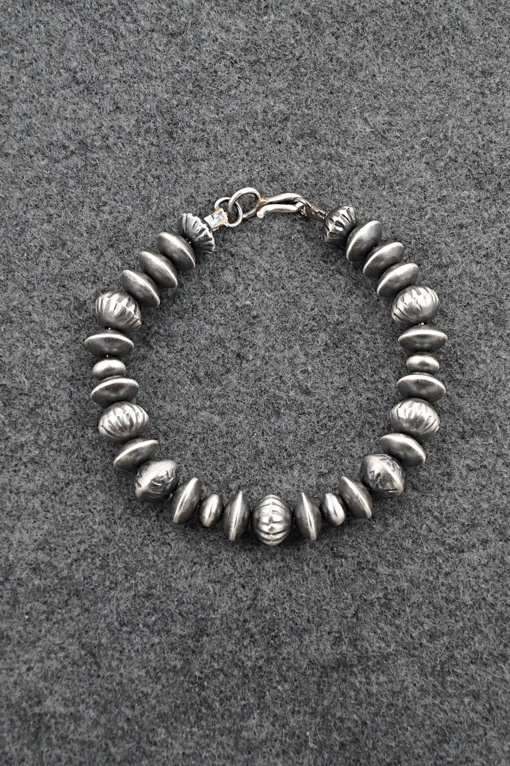 Sterling Silver Navajo Pearl Bracelet - Tonisha Haley