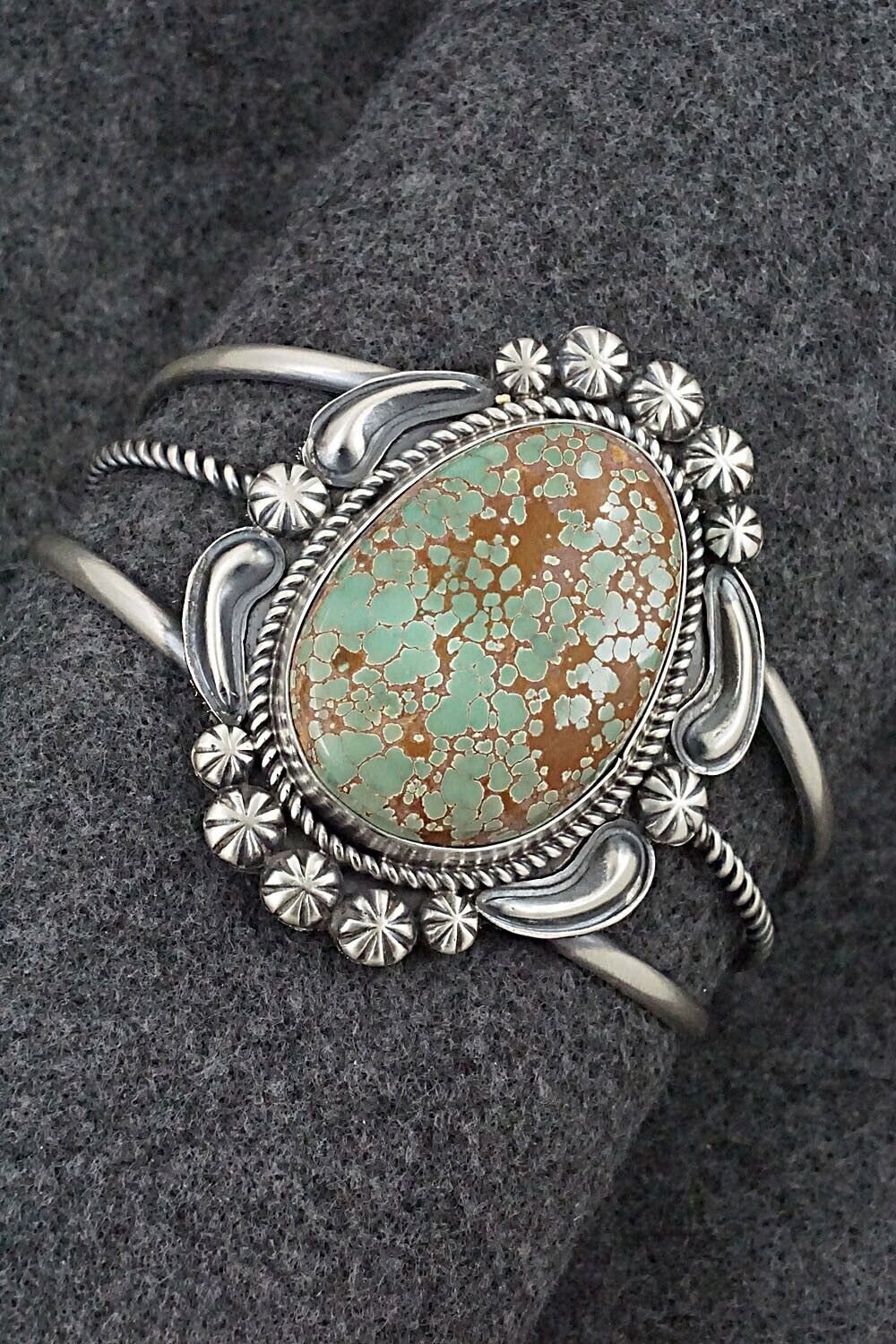 Turquoise & Sterling Silver Bracelet - Jeff James Jr.