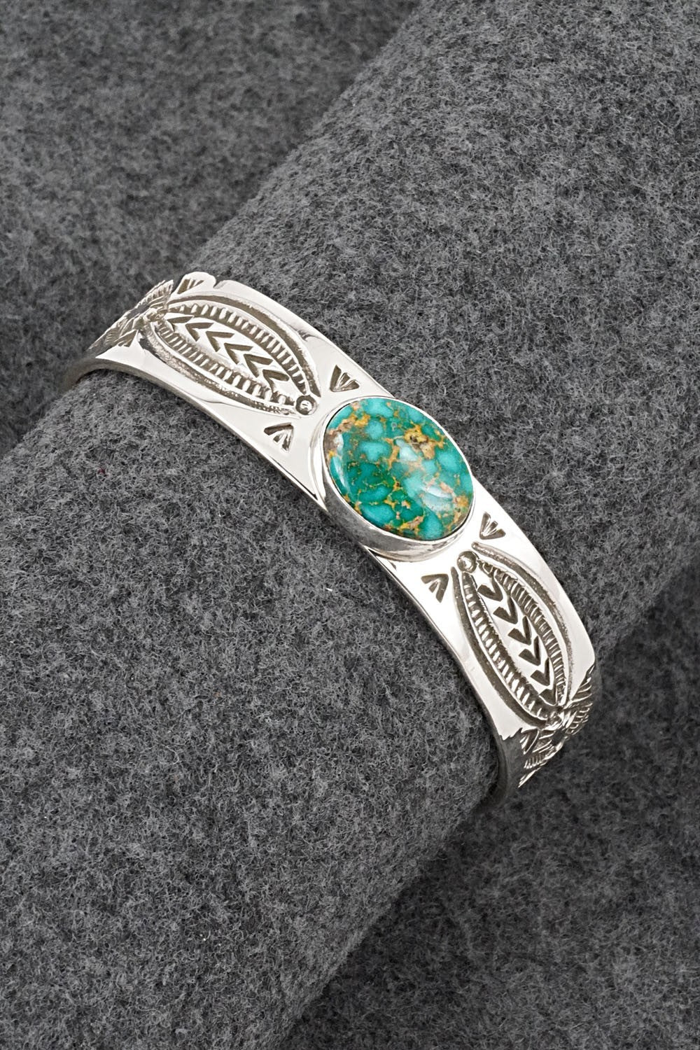 Turquoise & Sterling Silver Bracelet - Arnold Blackgoat
