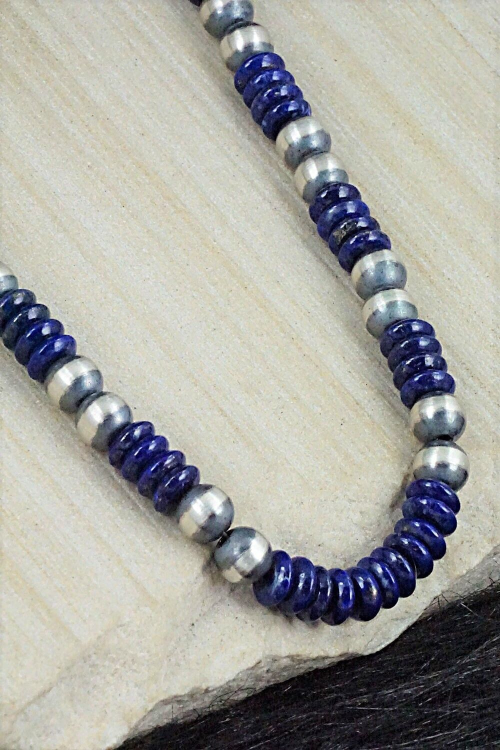 Lapis & Sterling Silver Necklace - Doreen Jake