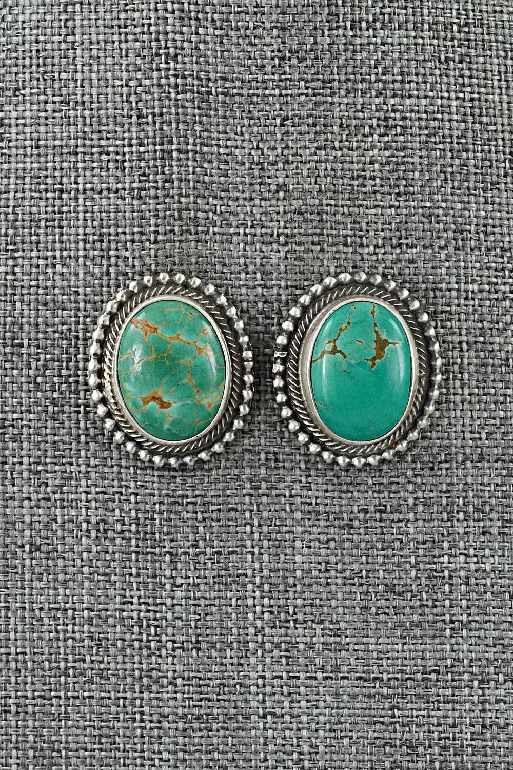 Turquoise & Sterling Silver Pendant and Earrings Set - Kathleen Chavez