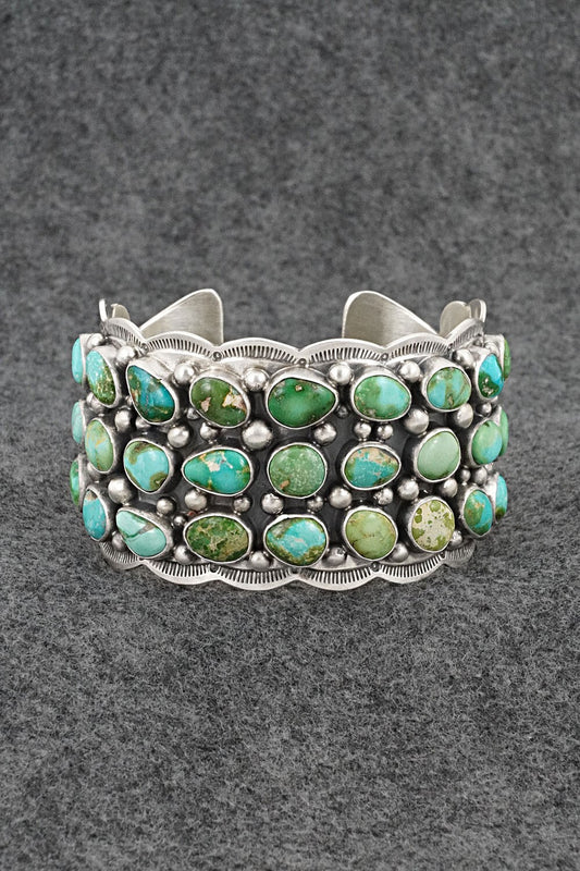 Turquoise & Sterling Silver Bracelet - Tom Lewis