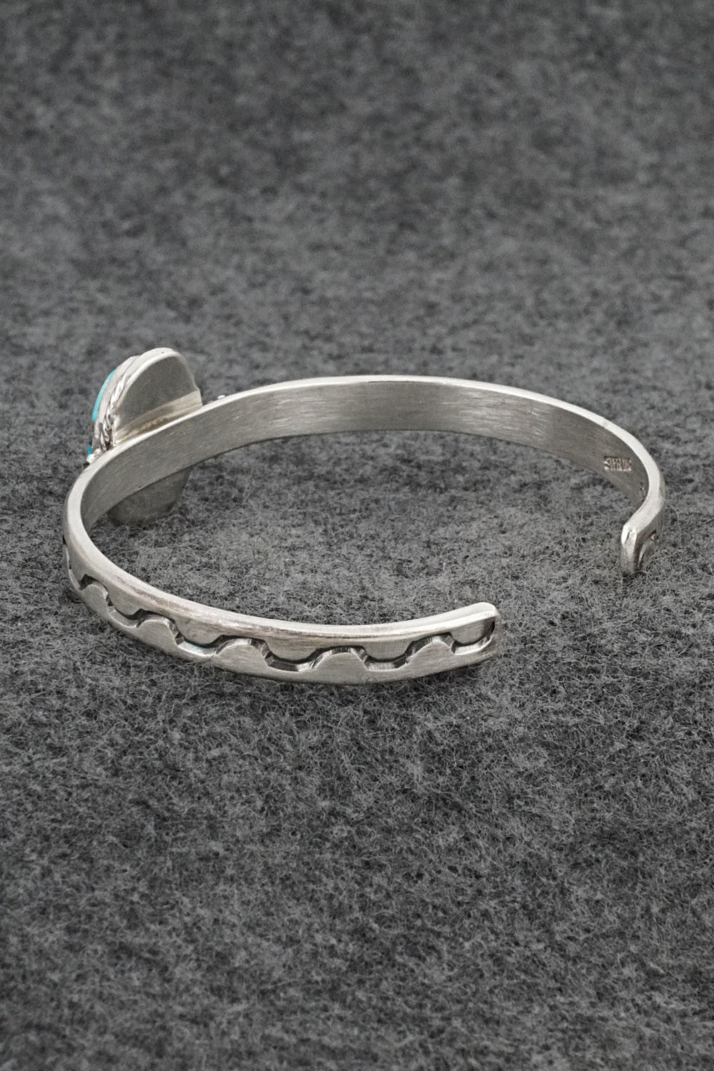 Turquoise & Sterling Silver Bracelet - Samuel Yellowhair