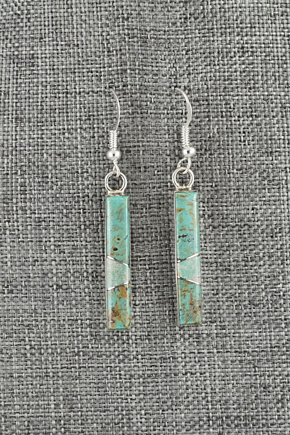 Turquoise & Sterling Silver Earrings - Marilyn Yazzie