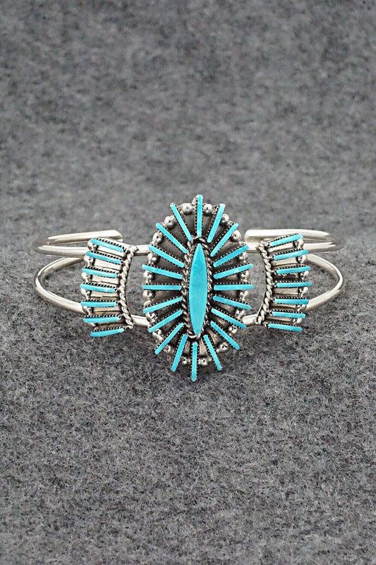 Turquoise & Sterling Silver Bracelet - Carla Laconsello