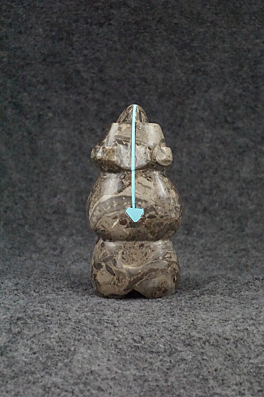 Bear Zuni Fetish Carving - Kenric Laiwakete