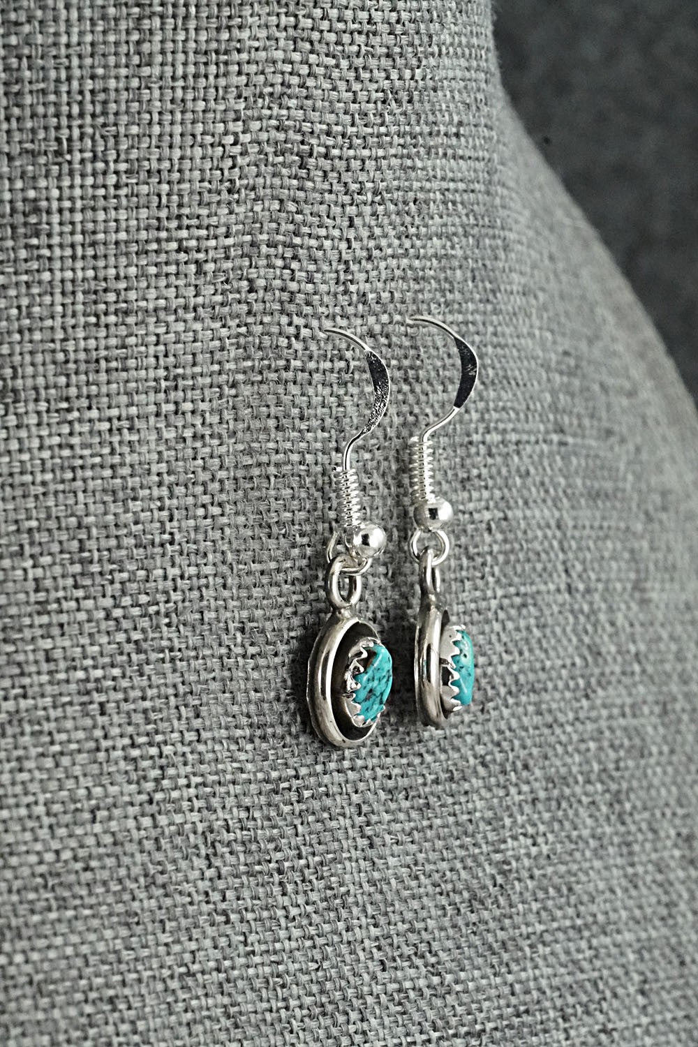 Turquoise & Sterling Silver Squash Blossom Set - Phil Garcia