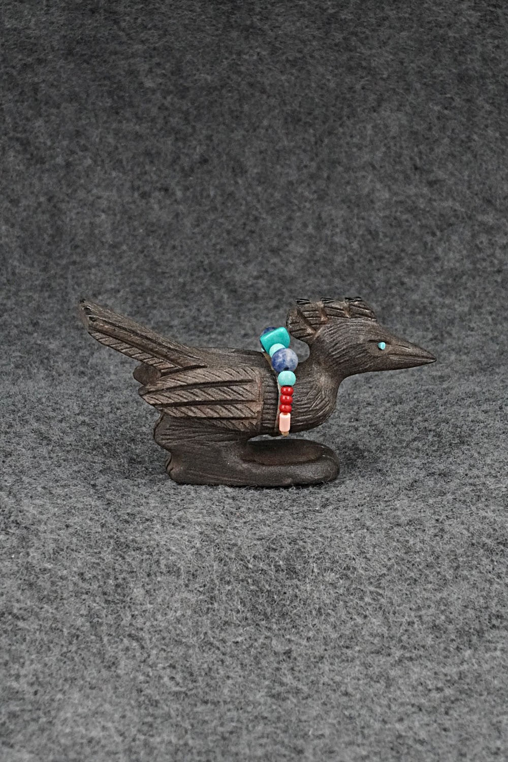 Roadrunner Zuni Fetish Carving - Douglas Martza