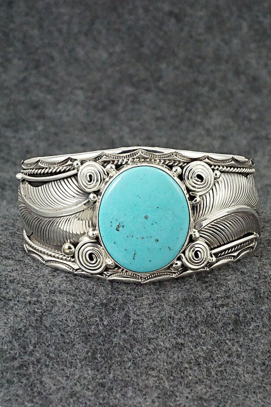 Turquoise & Sterling Silver Bracelet - Darrell Morgan
