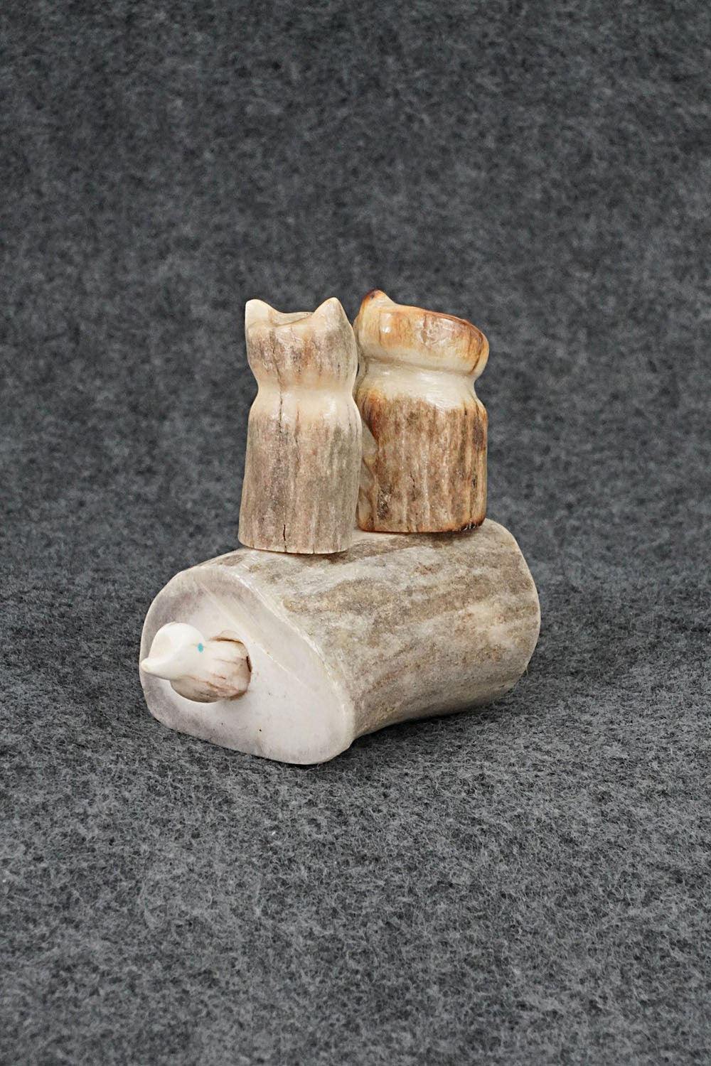 Owls Zuni Fetish Carving - Marvelita Phillips