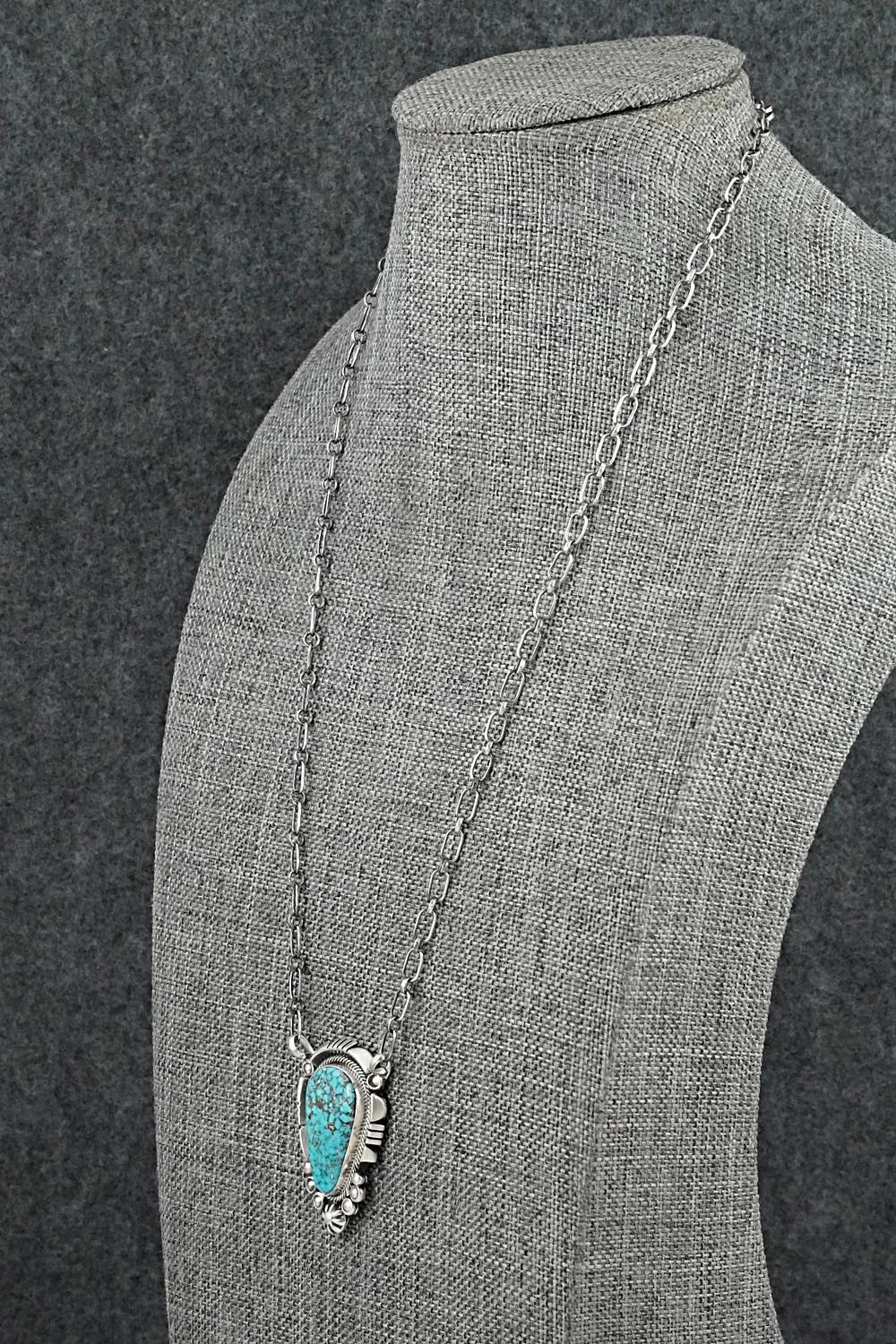 Turquoise & Sterling Silver Necklace - Daniel Benally