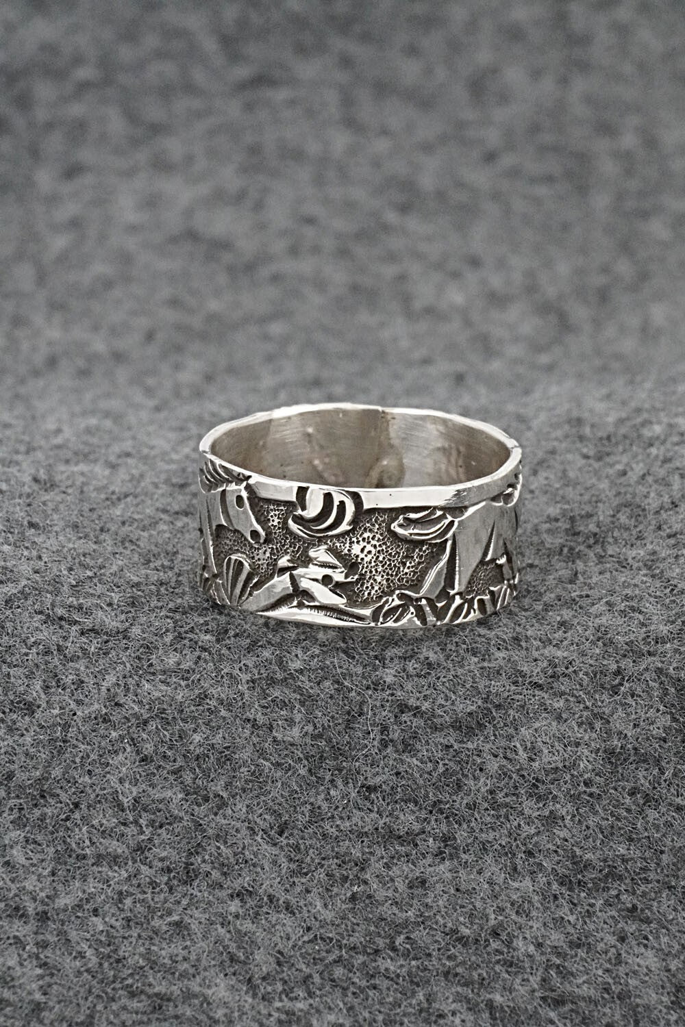 Sterling Silver Ring - Lloyd Becenti - Size 12